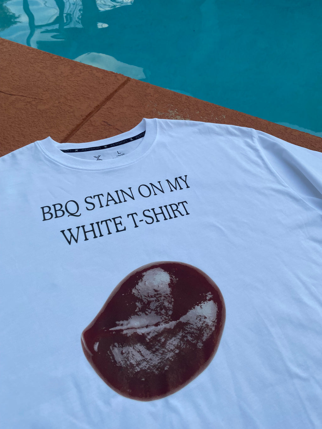 BBQ White Tee